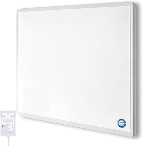 Hocosyme Infrarotheizung 1200 Watt mit Thermostat, Infrarotheizung Wandmontage für 15-28 m², Elektroheizung mit Überhitzungsschutz, Touch-Thermostat, TÜV & 10 Jahre Garantie