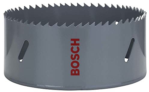 Bosch Accessories Bosch Professional 1x Lochsäge HSS Bimetall für Standardadapter (für Metall, Aluminium, rostfreiem Edelstahl, Kunststoffen und Holz, Ø 114 mm, Zubehör Bohrmaschine)