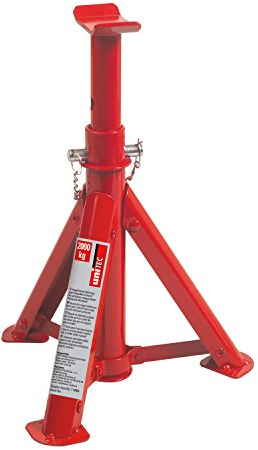 UNITEC Unterstellbock, 2 Tonnen Traglast, höhenverstellbar von 276 mm bis 363 mm, silber