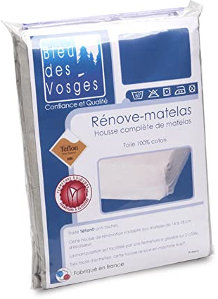 Linnea Rénove Matelas Rubens Housse 140x190cm Matelas 14 à 18cm