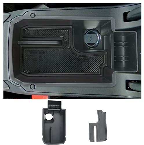 CDEFG Kompatibel mit Seat Leon mk4 KL Cupra Formentor 2020-2023 2024 2025 Mittelkonsole Armlehne Organizer Aufbewahrungsbox Handschuhfach Aufbewahrung Auto Center Console Tray Zubehör (Schwarz)