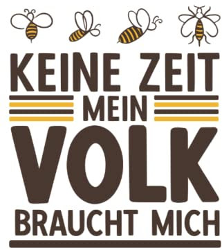 Keine Zeit Mein Volk braucht mich Imker Bienen: Notizbuch & Tagebuch 120 Seiten liniertes Papier Handliches Format (15,24 × 22,86 cm entspricht ungefähr DIN A5)