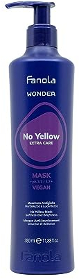 S.O.S. COLOR & GO Fanola Wonder Mask No Yellow Extra Care, Mascarilla Anti-Amarilleo, 350 ml