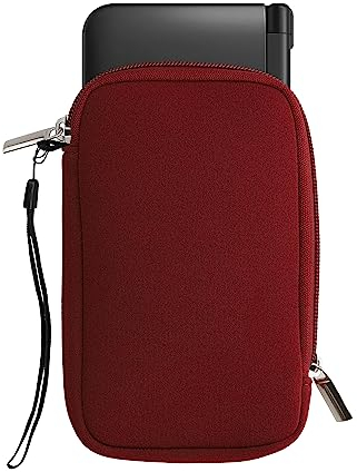 kwmobile Housse Compatible avec Nintendo 3DS XL - Sacoche de Protection pour Console de Jeux Vidéos en Néoprène - Bordeaux