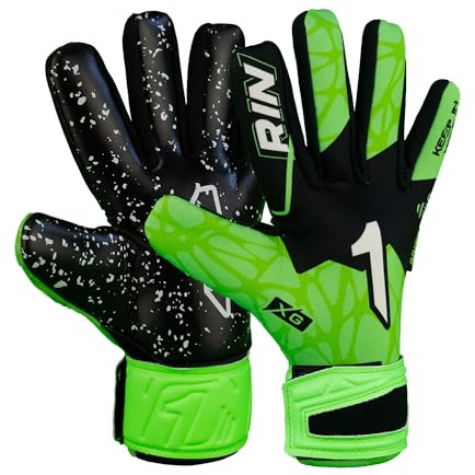 Rinat Xtreme Guard Dominus AS Adult Goalkeeper Gloves, Green, Size 7