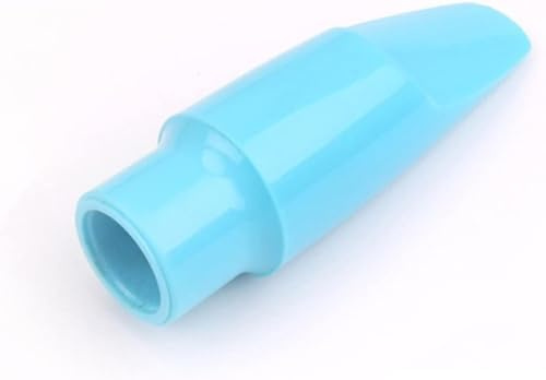 Transparentes Acryl Altsaxophon Mundstück Saxophon Musikinstrument Zubehör (Blau)