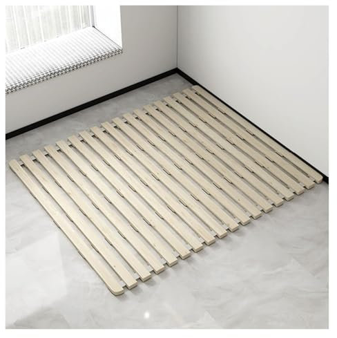 Generisch Lattenrost, 120 x 200 cm, Lattenrost und Brett, Rolllattenrost, Einzel-/Doppel-/Voll-/Queensize-Bettbretter, klappbare Matratzenauflage für Böden
