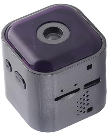 Fafeicy Mini Telecamera HD Wireless Wifi Interfono Bidirezionale con Sensore di Movimento Telecamera di Sicurezza per Visione Notturna per Bici Casa, con Video Grandangolare in Tempo