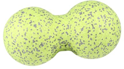 Hoement Schaumstoff Massageball Erdnussform 12cm Fluoreszierend Muskelmassage Selbstmassage Schulter Rücken Nacken Taillen Bein Entspannung