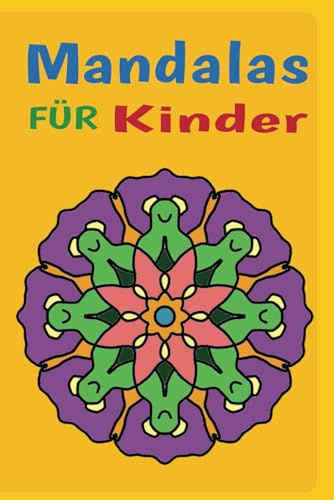 Mandalas für Kinder: Malbuch mit 50 einfachen Mandala-Mustern.