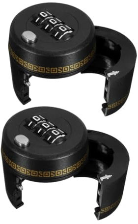 KOCKSHION 2pezzi Lucchetto Combinazione Per Bottiglie Sigillatore Per Vino e Liquori Superiore Cifre Anti- e Per Ragazzo Ragazza Ragazza