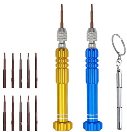 Cacciavite Da Caccia Da 5 In 1 E Cacciavite A 1 Pezzi Con Catena, Strumento Di Manutenzione Multifunzionale, Adatto Per Occhiali Da Sole, Orologi, Prodotti Elettronici.
