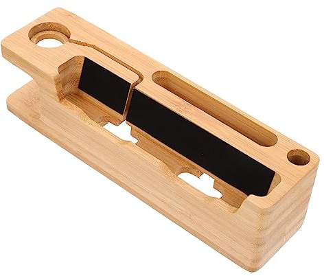 NUOBESTY Docking Station Legno per Telefono Elegante per Scrivania per Inaugurazione Casa