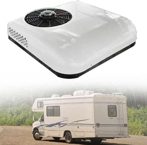 Aire acondicionado de techo de 12 V/24 V, refrigeración eficiente para camiones, autocaravanas, remolques cómodos y furgonetas cámper