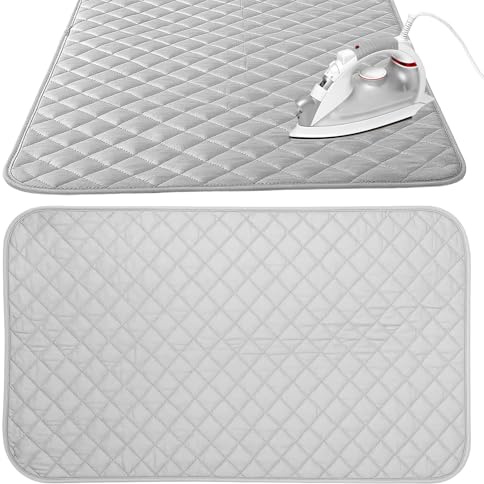 Bügelunterlage Für Tisch, Kleines Bügelbrett, Bügelmatte Mit Maßen 45 X 85 cm, Ideal Für Unterwegs Und Zu Hause