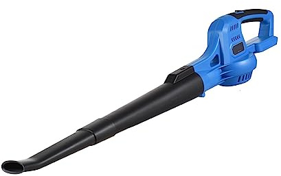 Centrifugalfläkt, 20V sladdlös elektrisk lövblåsare, 2-hastighetskontroll 60MPH/130MPH Bärbar handhållen sopmaskin med förlängningsrör 2,0Ah batteri