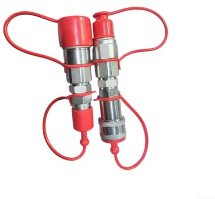 Raccordi rapidi a faccia piatta per impianti idraulici in agricoltura, compatibili ISO16028 ISO7241 serie A, costruiti in plastica e rame nichelato per resistere ad alta pressione