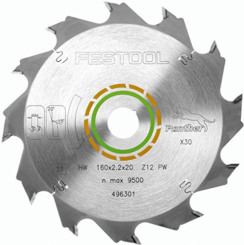 Festool Kreissägeblatt HW 160x2,2x20 PW12 WOOD RIP CUT