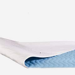 6er Pack Inkontinenzauflage 75x90 wasserdichte Betteinlage, Inkontinenzunterlage waschbar, atmungsaktiv, blau-weiß von Castejo CA3302/C (6)
