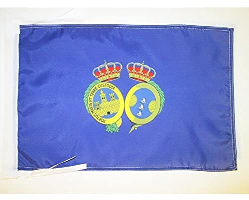 AZ FLAG Bandera Provincia de Huelva 45x30 cm Poliéster 100D Cuerdas | Uso interior y exterior Enseña costuras dobles y bordes reforzados