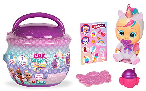 Cry Babies Magic Tears Paci House - Mini Collectable Glittery Dolls - Assorted Surprise Model