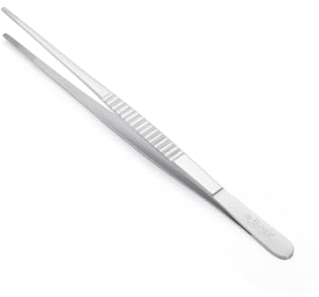 de Buyer - Gerade Pinzette - 25cm - 4238.25, Grau