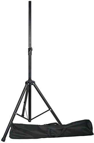 E-Lektron PA Lautsprecherständer - Robustes Stativ Boxenständer für PA Lautsprecher Box mit 35mm Ständerflansch, inkl. Tragetasche (SPST-1B)
