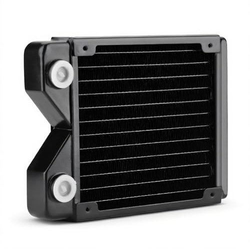 Richer-R 120mm/240mm/360mm Radiator, Kupfer G1 / 4 Gewinde PC Wasserkühlung Heizkörper,Wärmetauscher Schnelle Kühlkörper Radiator für PC Wasserkühlung industrielle Wasserkühlung usw.(120mm)
