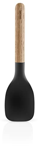 Eva Solo | Nordic Kitchen Servierlöffel, groß | Griff aus natürlicher Eiche | Servierbesteck Buffet-Bankettlöffel | Dänisches Design und Funktionalität