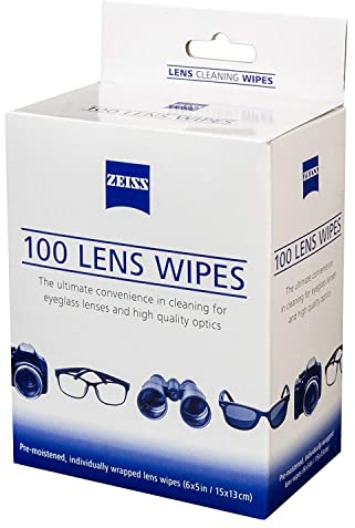 ZEISS 0662834501591 Brillenreiniger, 100 Stück