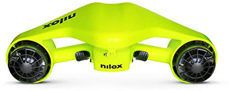 Nilox Acqua Scooter, Scooter Subacuático Eléctrico para Inmersión hasta 30m de Profundidad, Batería Extraíble 25,9V / 5Ah, Hasta 35 min de Uso, Caja de Cambios de 3 Velocidades, Fácil de Transportar
