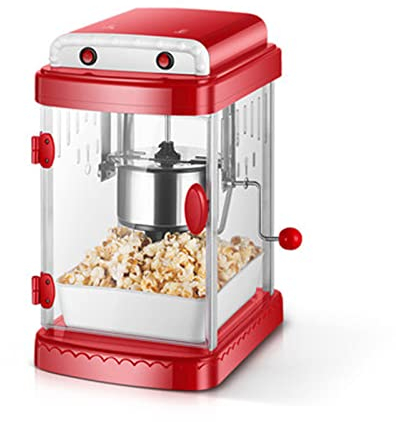 Máquina de Palomitas de maíz, Fabricante de Palomitas de maíz, máquina de Palomitas de maíz eléctrica Retro, máquina de Palomitas de maíz de Cine en casa con Aire Caliente, Haga de