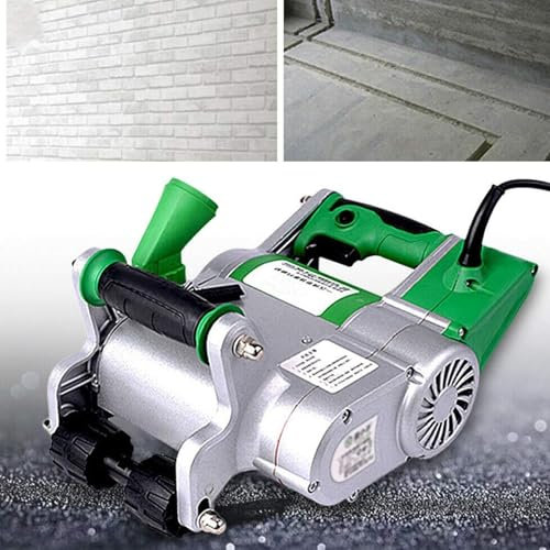 Electric Wall Chaser 25mm+35mm Blades 1 time Molding Wall Groove Cutting Machine No Dust use Wall Slotting Machine Cement Sand Brick Cutter