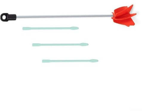 Solaughguy Paint Stirrer Kit With Electric Mixing Rod, Propeller Mixer Paddles And Drill Chuck For Epoxy Resin Coating Mixing, 10.14 Long, 2 Pieces(D)
