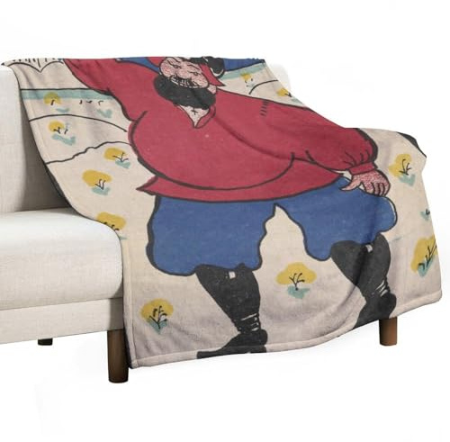 Cobija de forro polar con diseño de pintores rusos Kazimir Malevich Vividly, We Caught Galich, manta de franela para todas las estaciones, acogedora manta de felpa ligera, decoración de otoño, 30 x 40