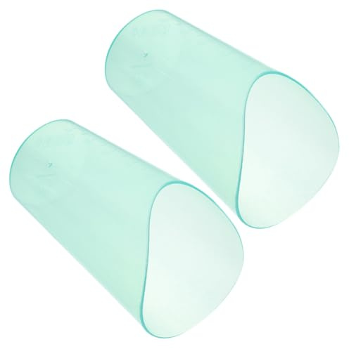 TOPPERFUN Senior Drinking Cup for Elderly 2pcs 250ml Non-spill Plastic Feeding Beaker with Angled Spout for Bedridden Disabled Patients and Adult Care