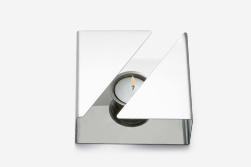 Weis Rechaud, Edelstahl, Silber, 12.5 x 12.5 x 4.5 cm, 16401