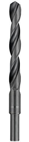 kwb HSS Metallbohrer Ø 17 mm (mit abgedrehtem Schaft, professionel, Spiralbohrer