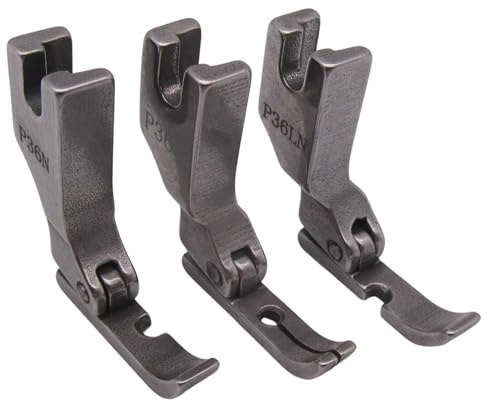 CKPSMS Marke- REISSVERSCHLUSSFUSSSATZ - Links, RECHTS & Mitte #P36N+P36LN+P363 Kompatibel mit/Ersatz für Marke JUKI 5550 8300 8500 8700 TL-18QVP TL-2010Q Marke Brother DB2-B735 DB2-B758 PQ1500