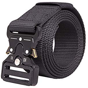 shenky Taktischer Gürtel | 4cm Breite | Nylongürtel mit Gürtelschnalle | Herrengürtel Militär Bundeswehr Ausrüstung | Canvas | Nylon | Militärgürtel | Arbeitsgürtel