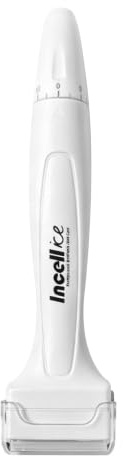 Derma Stamp Adjustable, Dermastamp for Hair Beard Growth, 0-3mm Real Titanium Microneedling Stamp, Alternative for Derma Roller Microneedling Pen - White