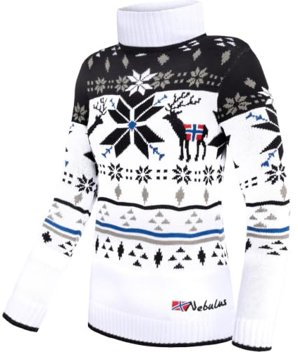 Nebulus Damen Pullover Stag, Warmer Pullover, praktischer & vielseitiger Pulli