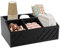 Gzsekken Coffee Station Organizer for Countertop，2 Tier Coffee Bar Station,Black Coffee Bar Accessories Organizer Kitchen Counter Shelf,Tea and Coffee Condiment Storage,Coffee Caddy for Home,Office