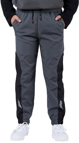 SERENYOU wasserdichte Hose Kinder Jungen Wanderhose Trekkinghose Dünn leichte Jungs Jogginghosen