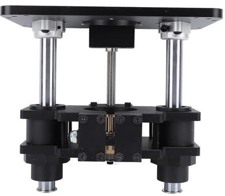 de Elevación de Fresadora, Kit de Elevación de Mesa para Fresadora, Placa de 9-1/4x11-3/4 para Taller para Motor de 3-1/2 Pulgadas (Abrazadera de 65 mm)