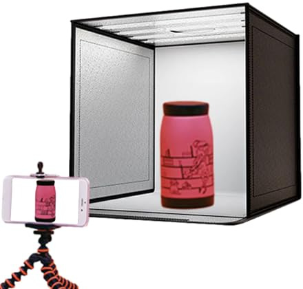 Studio Photo Box, Scatola fotografica | Casetta fotografica portatile con LED - - fotografici multifunzionali per trucco, gioielli e
