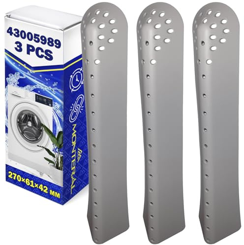 3x Aube de Tambour de Machine a Laver 270x61x42 mm 43005989 pour Candy | pour Hoover pour Rosieres pour Zerowatt pour Haier - Garantie de 10 Ans - MONTERAL
