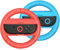 HELLCOOL Steering Wheels Compatible with Switch 2 Console Joy Con, Switch Controller Accessories for Mario Kart 8 Deluxe,2 Racing Steering Wheels for Joy Con 2