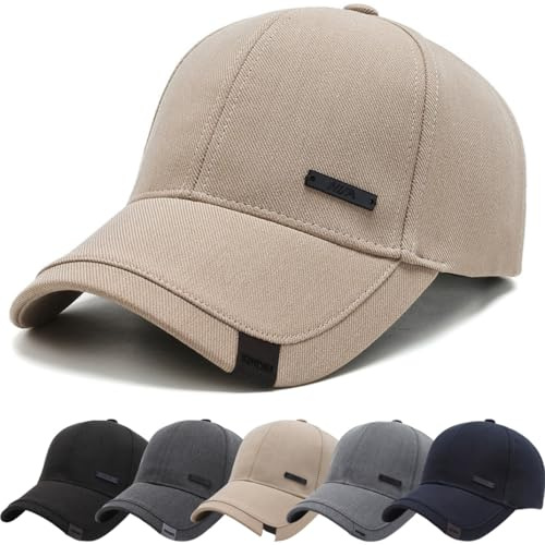 DURINM Cappellino Uomo Donne con Visiera Cappello Unisex Berretto da Baseball Cappellini Estivo Invernali 100% Cotone Corona Morbida e Flessibile Cappello Donna