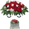 CGTQROVR Saddle de Flores de la Cabeza de la Cabeza 28.5x22 Pulgadas, Flores de Cementerio de Seda tumbas realistas de Rosa Margarita Decoraciones de tumbas Cementerio